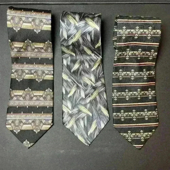 Set Of 3 Todays Man Ties 2 Made In Italy - Picture 1 of 12
